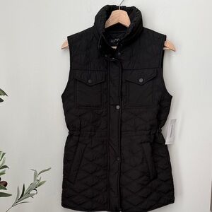 Bernardo Black Quilted Women's Vest